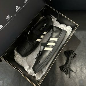 Giay Bup Be Adidas Originals Superstar Sq Ballet W Black Off White Den Mui So Giày Búp Bê Adidas Originals Superstar SQ BALLET W Black Off White Đen Mũi Sò