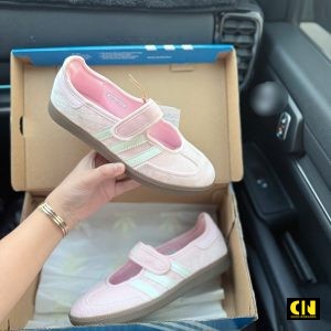 Giay Bup Be Adidas Samba Mary Jane Hong Phan De Gum Giày Búp Bê Adidas Samba Mary Jane Hồng Phấn Đế Gum