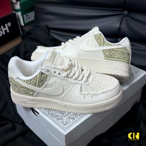 Giay Co Thap Nike Air Force 1 Phoi Vai Bandana Day Thung To Ban Giày Cổ Thấp Nike Air Force 1 Phối Vải Bandana Dây Thừng To Bản