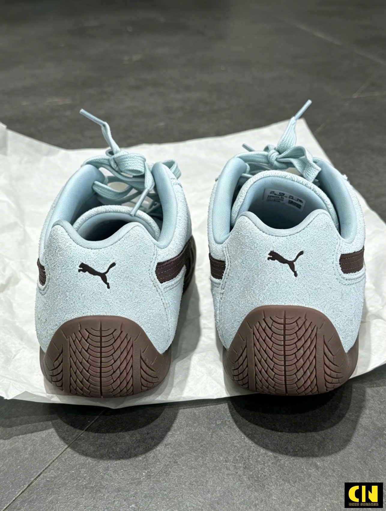 Giày Cổ Thấp Puma Speedcat Og Fresh Water Gum Da Lộn Giày Cổ Thấp Puma Speedcat OG Fresh Water Gum Da Lộn