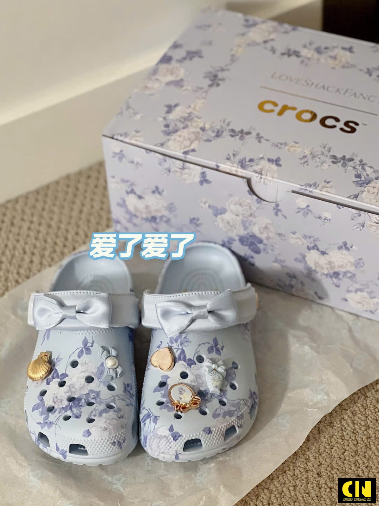 Giày Dép Sục Crocs Loveshackfancy Full Box High Quality Giày Dép Sục Crocs LoveShackFancy Full Box High Quality