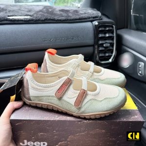 Giay Jeep Outdoor Low Top Cream Light Green Giày Jeep Outdoor Low Top Cream Light Green