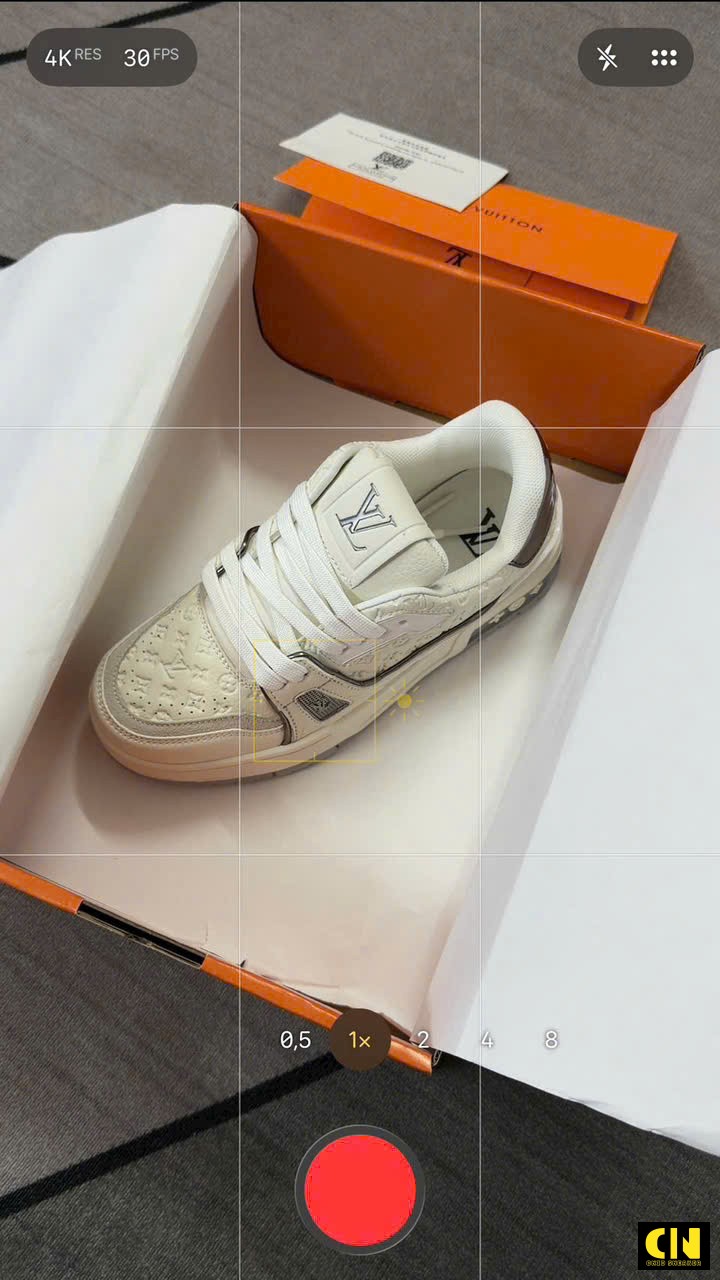 Giày Lv Trainer 54 Trắng Xám Giày LV Trainer 54 Trắng Xám