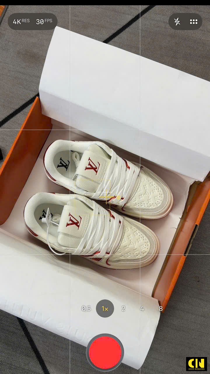 Giày Louis Vuitton Lv Trainer 54 Đỏ Trắng Chuẩn Form Giày Louis Vuitton LV Trainer 54 Đỏ Trắng Chuẩn Form