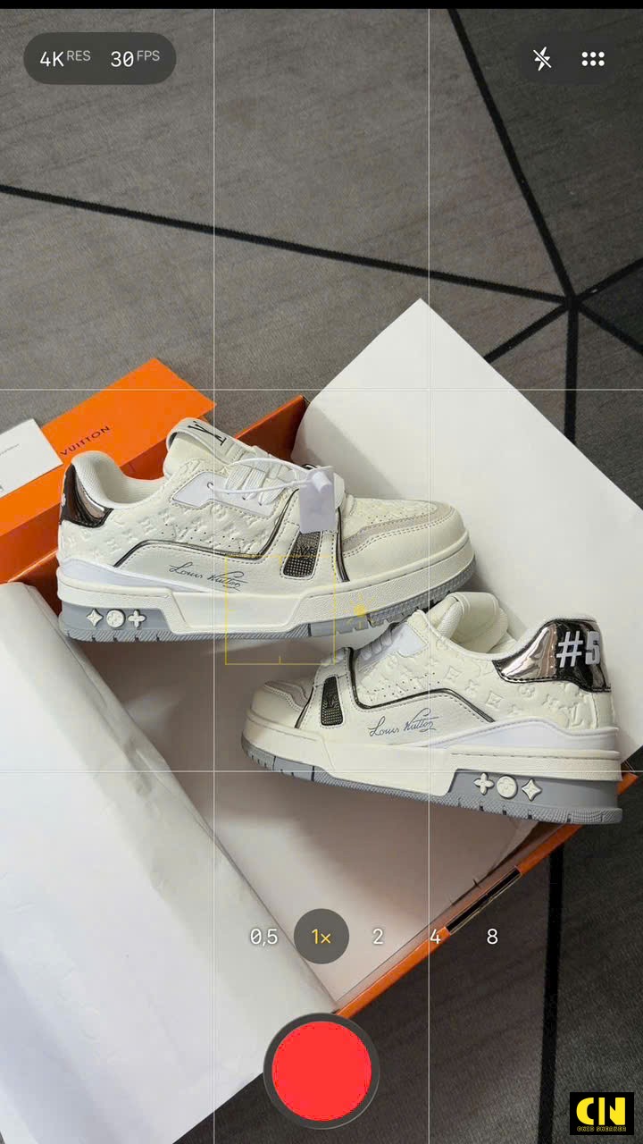 Giày Louis Vuitton Lv Trainer 54 White Gray Giày Louis Vuitton LV Trainer 54 White Gray