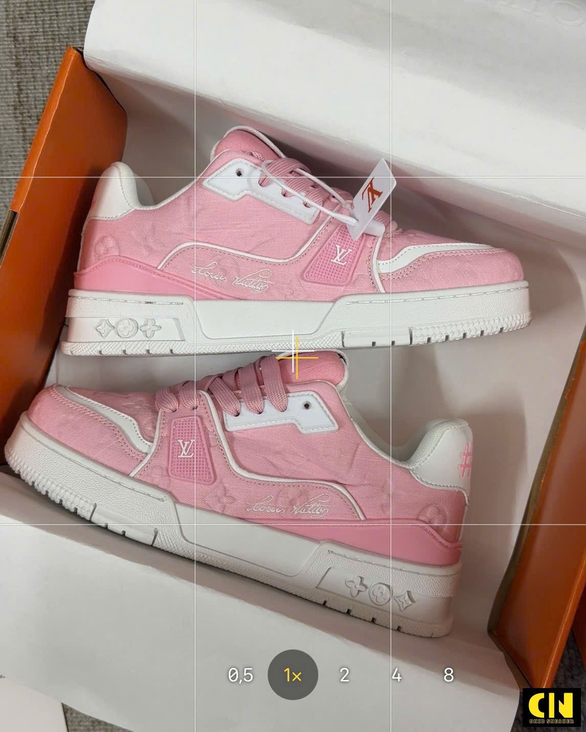 Giày Louis Vuitton Lv Trainer 54 White Pink Giày Louis Vuitton LV Trainer 54 White Pink