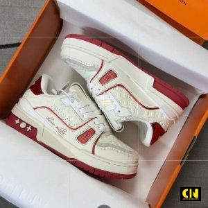 Giay Louis Vuitton Lv Trainer 54 White Red Giày Louis Vuitton LV Trainer 54 White Red