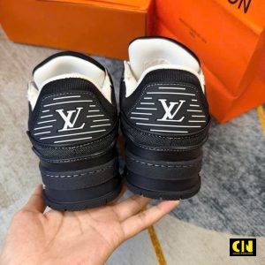 Giay Louis Vuitton Lv Trainer Black White Chuan Size Giày Louis Vuitton LV Trainer Black White Chuẩn Size
