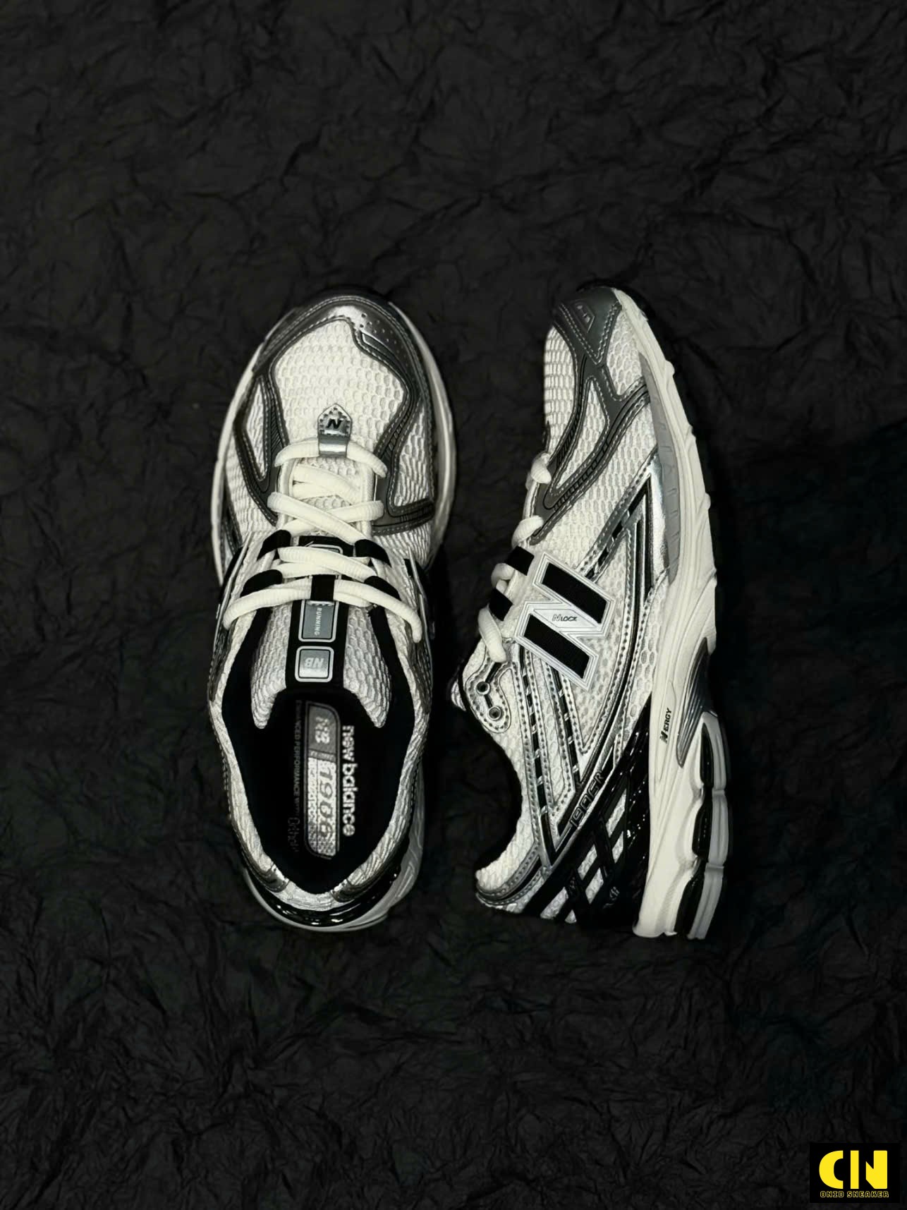 Giày Nb 1906R Silver Metallic Black Giày NB 1906R Silver Metallic Black