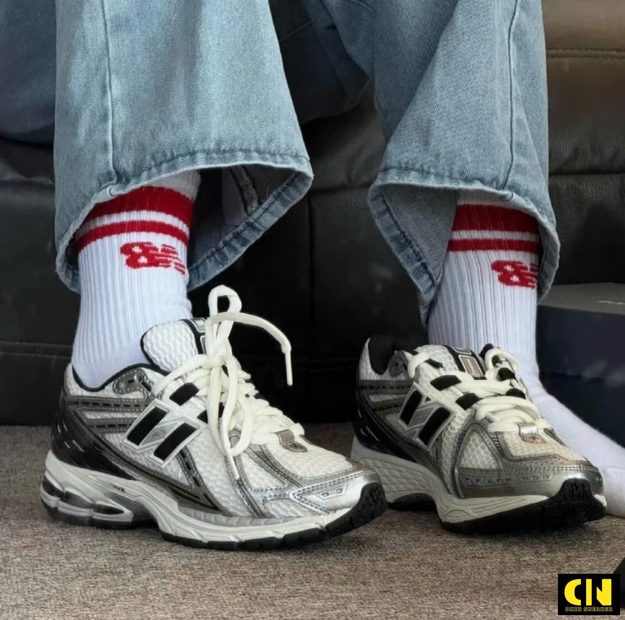 Giày New Balance Bạc Đen Xám Giày New Balance Bạc Đen Xám