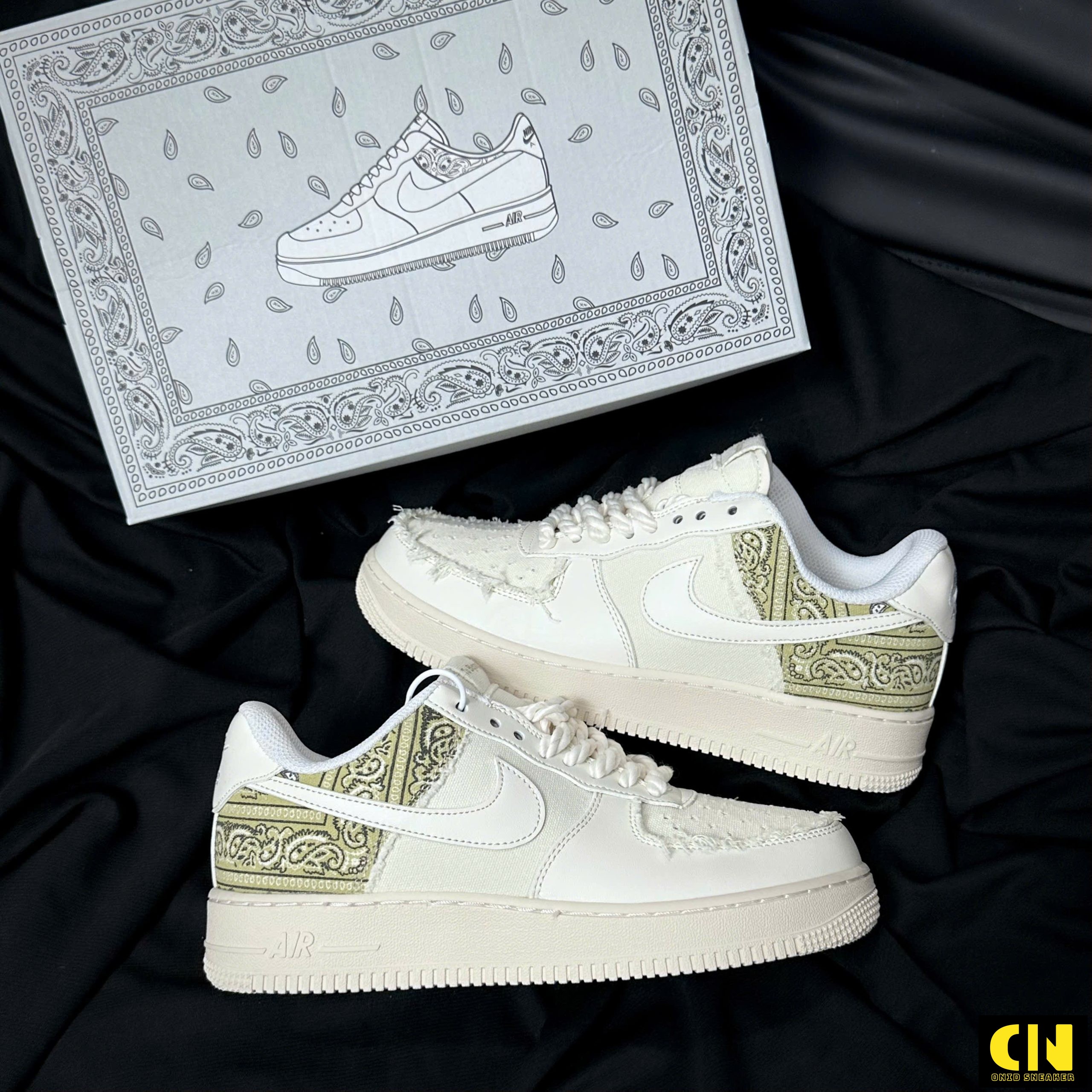 Giày Nike Air Force 1 Tu Bigbang Chunky Lace Bandana Dây Thừng Giày Nike Air Force 1 Tu Bigbang Chunky Lace Bandana Dây Thừng
