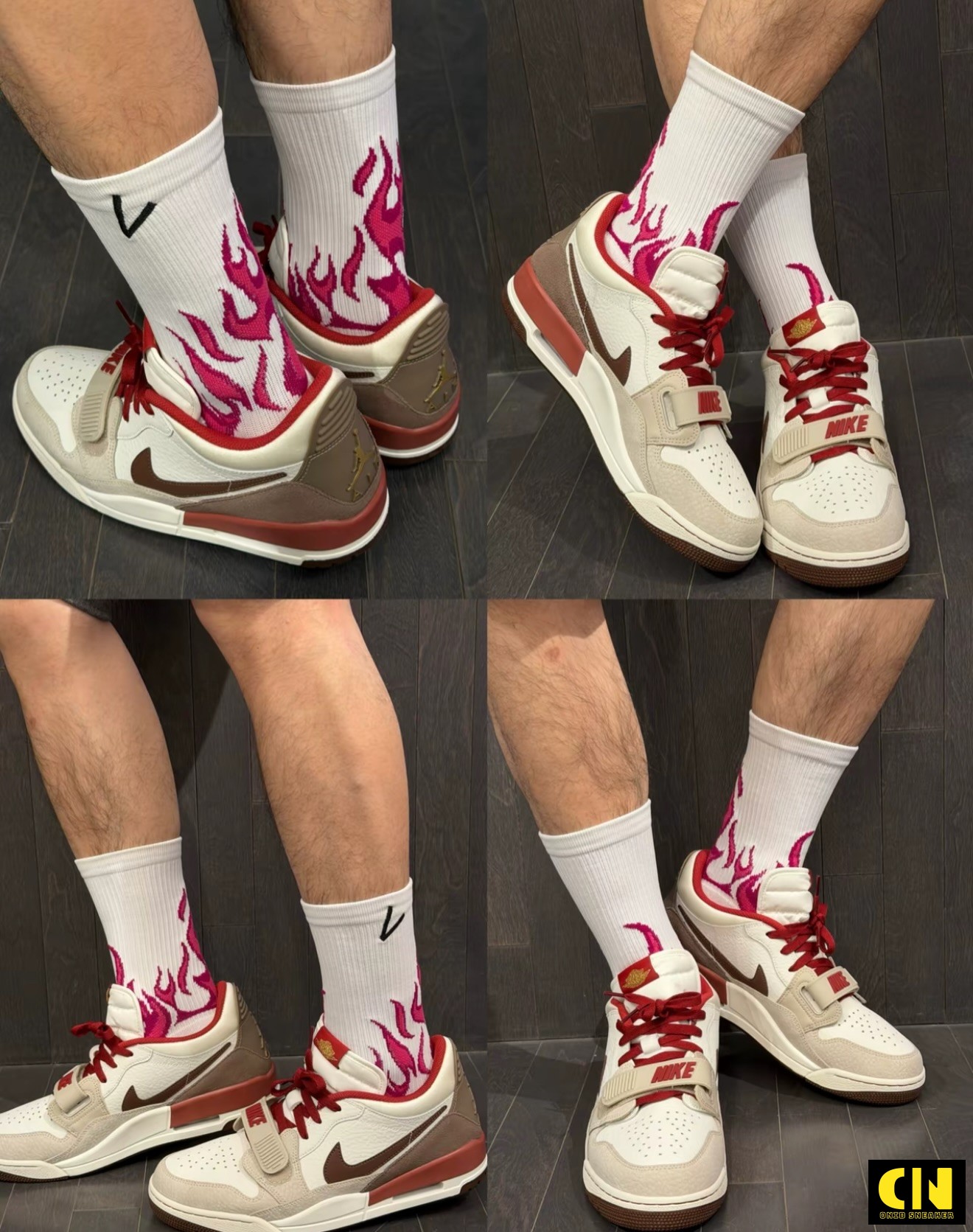 Giày Nike Air Jordan Legacy 312 Low Grey White Burgundy Giày Nike Air Jordan Legacy 312 Low Grey White Burgundy