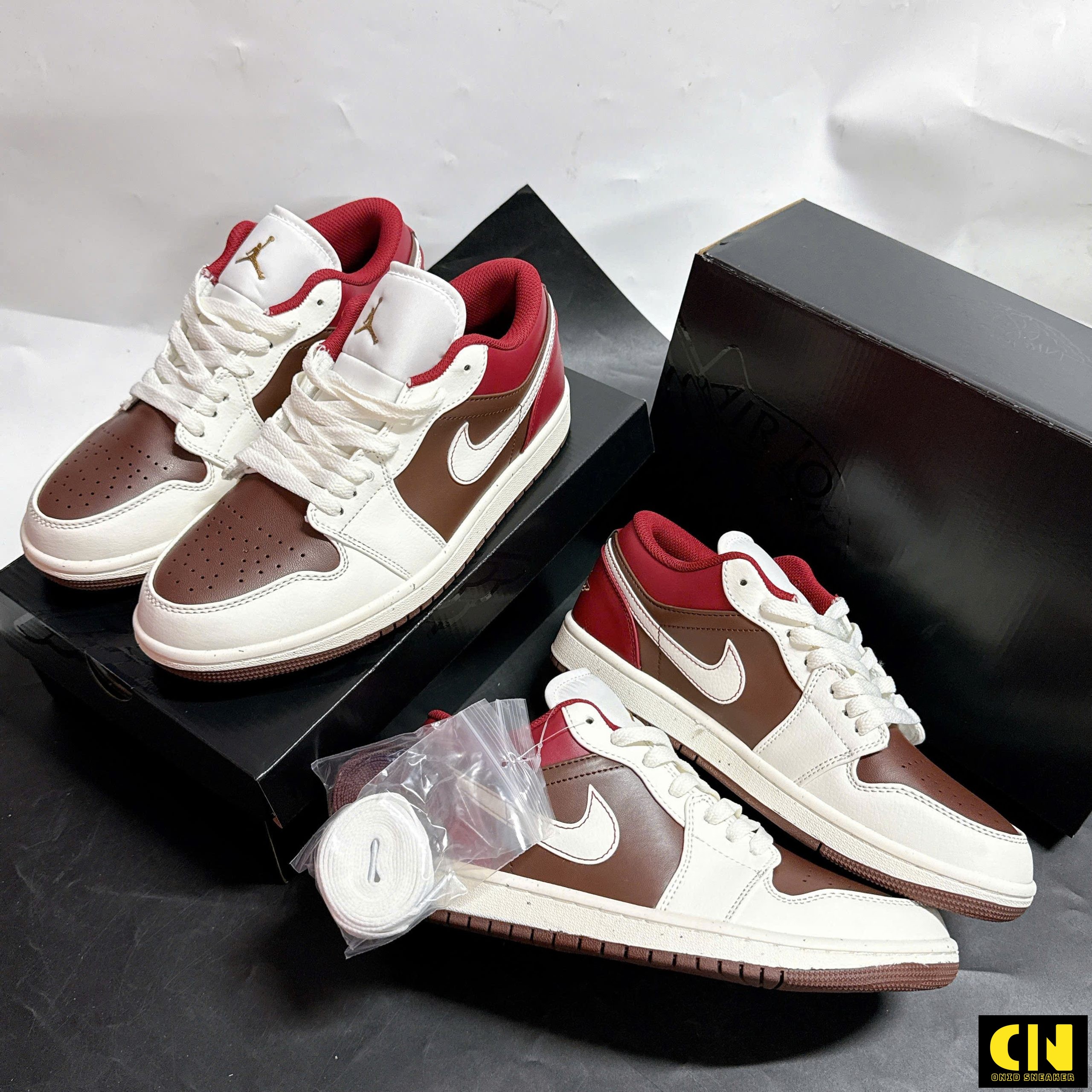 Giày Nike Jordan 1 Low Se Sail White Red Brown Giày Nike Jordan 1 Low SE Sail White Red Brown