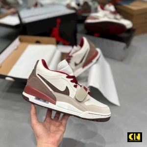 Giay Nike Jordan Legacy 312 Low White Red Brown Co Thap Quai Dan Giày Nike Jordan Legacy 312 Low White Red Brown Cổ Thấp Quai Dán