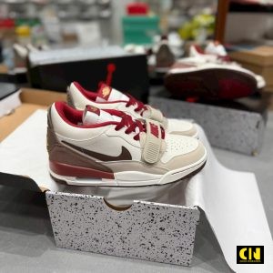 Giay Nike Jordan Legacy 312 Trang Phoi Do Ruou Burgundy Giày Nike Jordan Legacy 312 Trắng Phối Đỏ Rượu Burgundy