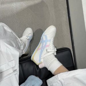 Giay Onitsuka Tiger Mexico 66 Blue Pink Gold Giày Onitsuka Tiger Mexico 66 Blue Pink Gold