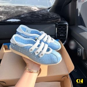 Giay Quai Ngang Adidas Anfu Mary Jane Perforated Light Blue Giày Quai Ngang Adidas Anfu Mary Jane Perforated Light Blue