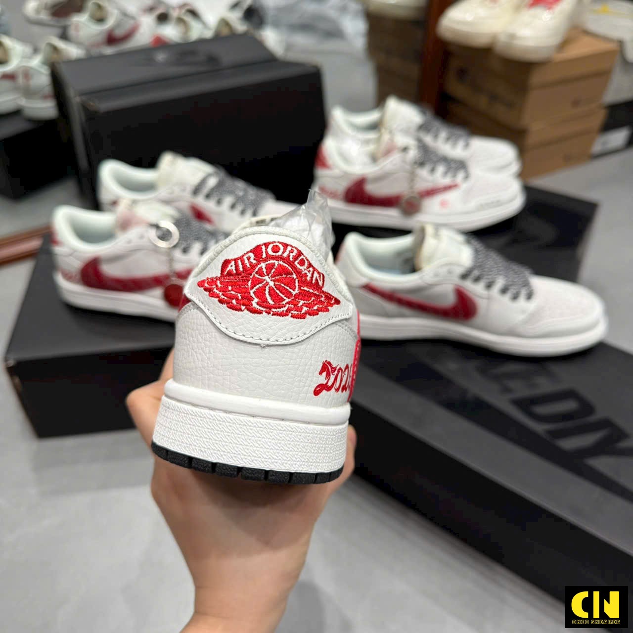 Giày Sneaker Nike Jordan 1 Low Travis Scott Gucci Giày Sneaker Nike Jordan 1 Low Travis Scott Gucci
