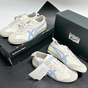Giay Sneaker Nu Onitsuka Tiger Mexico 66 Trang Kem Phoi Xanh Pastel Hong Nhat Got Vang Giày Sneaker Nữ Onitsuka Tiger Mexico 66 Trắng Kem Phối Xanh Pastel Hồng Nhạt Gót Vàng