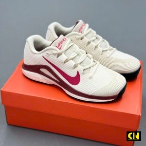 Giay Tennis Nike Court Air Zoom Vapor 12 Pale Ivory Sail Burgundy Giày Tennis Nike Court Air Zoom Vapor 12 Pale Ivory Sail Burgundy