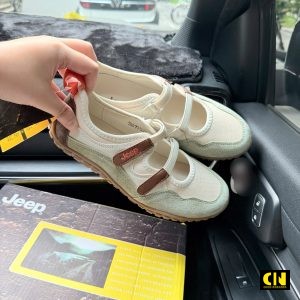 Giay The Thao Jeep Low Top Cream Green Light Giày Thể Thao Jeep Low Top Cream Green Light