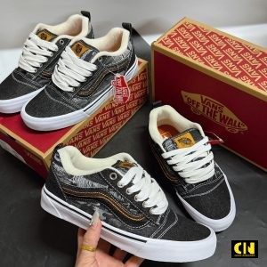 Giay The Thao Vans Knu Skool Luoi Ga Beo Day Ban To Giày Thể Thao Vans Knu Skool Lưỡi Gà Béo Dây Bản To