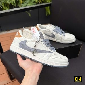 Giay Travis Scott Lv White Grey Giày Travis Scott LV White Grey