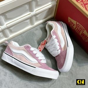 Giay Vans Classics Knu Skool Pink Multi Giày Vans Classics Knu Skool Pink Multi