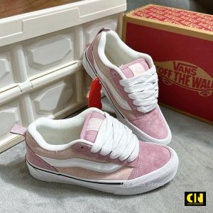 Giay Vans Classics Knu Skool Pink Multi Hong Trang Giày Vans Classics Knu Skool Pink Multi Hồng Trắng