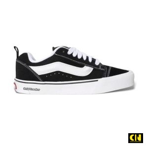 Giay Vans Knu Skool Black True White Vn0009Qc6Bt Giày Vans Knu Skool Black True White VN0009QC6BT