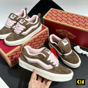 Giay Vans Knu Skool Brown Pink Full Box High Quality Giày Vans Knu Skool Brown Pink Full Box High Quality
